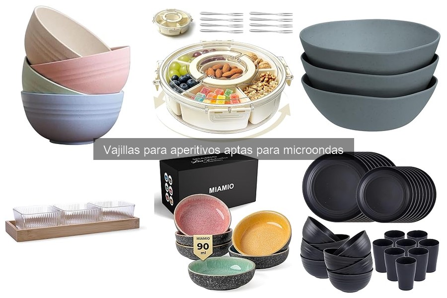 Ventajas y desventajas de vajillas para aperitivos en microondas